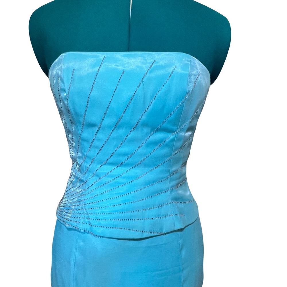 Faviana Strapless Two-Piece Prom Dress - Picture 3 of 10